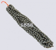 Magnetic Hematite 5x8 rice Beads (10 strands) AAA Grade