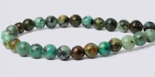African Turquoise Gemstone Beads - 4mm Round
