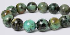 African Turquoise Gemstone Beads - 8mm Round