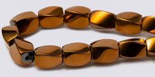 Copper Magnetic Beads HIGH POWER - 5x8 4-sided Swirl / Twist