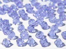 Preciosa Crystal 4mm Bicone Beads - Alexandrite (36) count