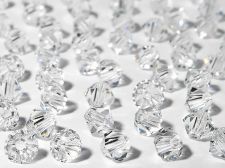 Preciosa Crystal 4mm Bicone Beads - Crystal (36) count