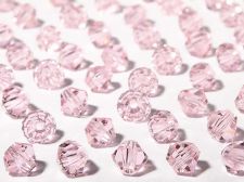 Preciosa Crystal 4mm Bicone Beads - Light Rose (36) count