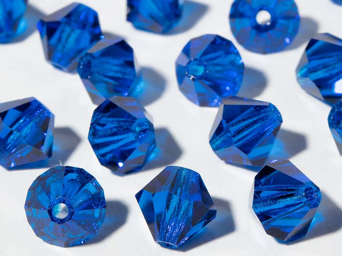 Preciosa Crystal Beads - 6mm Bicones