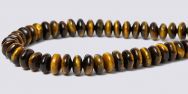 Tiger Eye Beads - 5mm Rondelle