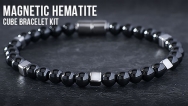 Magnetic Hematite Cube Bracelet kit