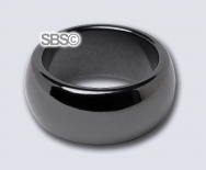 Magnetic Hematite 10mm Ring (size #7)
