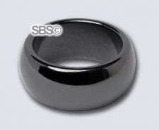 Magnetic Hematite 10mm Ring (size #8)