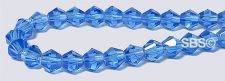 Chinese Crystal 4mm Bicone - Sapphire