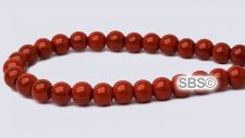 Pearl Magnetic Hematite Beads 4mm - Brick Red