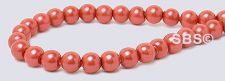 Pearl Magnetic Hematite Beads 4mm-Cinnamon Red