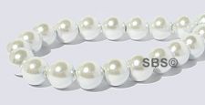 Pearl Magnetic Hematite Beads 6mm-White