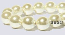 High Power Pearl Magnetic Hematite Beads 8mm Cream
