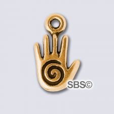 TierraCast Small Spiral Hand "Gold Antique"