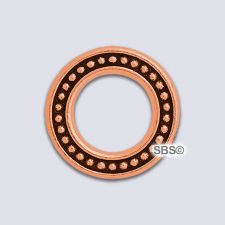 TierraCast 15mm Beaded Ring "Copper Antique"