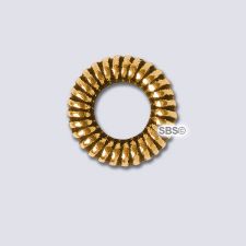 TierraCast 10mm Coiled Ring "Gold Antique"