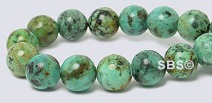 African Turquoise Gemstone Beads