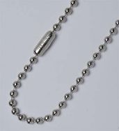 Ball Chain 2.4mm Nickel Plated Steel "30 inch"