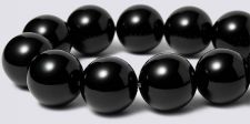 Black Onyx Gemstone Beads - 10mm round
