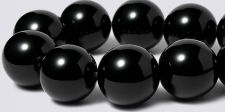 Black Onyx Gemstone Beads - 12mm round
