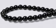 Black Onyx Gemstone Beads - 4mm round
