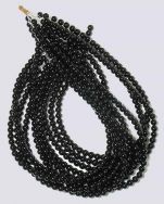 Black Onyx Beads - 6mm (round) 10 strands A Grade