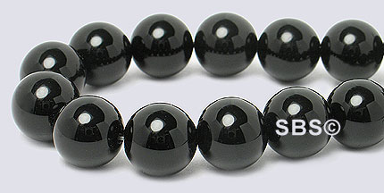 Black Onyx Gemstone Beads