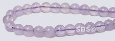 Cape Amethyst Gemstone Beads - 4mm Round