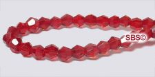Chinese Crystal Beads 4mm Bicone - Garnet