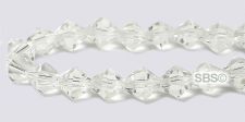 Chinese Crystal Beads 6mm Bicone - Crystal