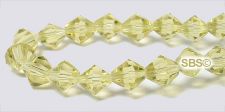 Chinese Crystal Beads 6mm Bicone - Jonquil