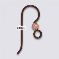 Copper Plated French Ear Wires 1-pair