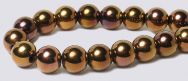 Copper Magnetic Beads - 6mm Round