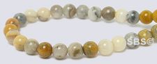 Crazy Lace Agate Gemstone Beads - 4mm Round