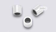 Sterling Silver Crimp Beads - 2x2mm (10)