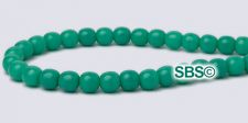 Czech 4mm Round Beads - Turquoise Opaque