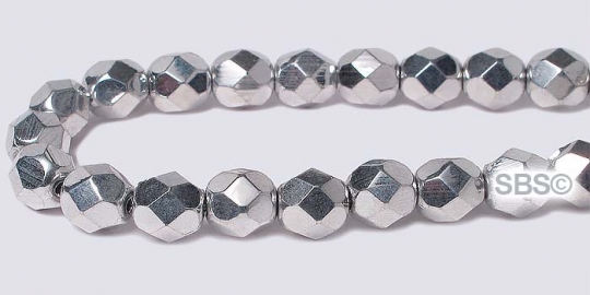 Silver Magnetic Beads - 4mm Round