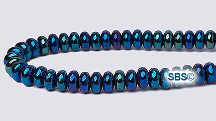 Czech Glass Beads - 4mm Rondelles