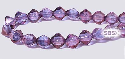 Czech Glass Beads - 6mm x 6mm Diamond