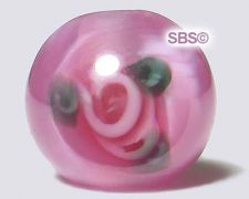 Czech Floral Beads 6mm - Rose