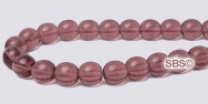 Czech 6mm Round Beads - Amethyst