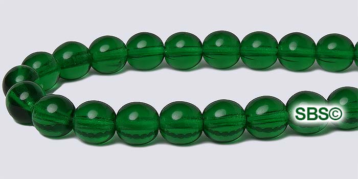 czech glass round beads