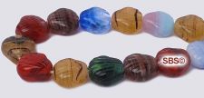 Czech 9mm Shell Beads - Multi Color