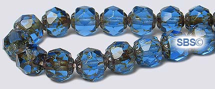 Czech Glass Beads - Fire Polished Baroque