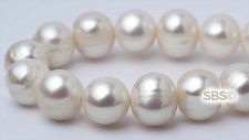 Fresh Water Pearl 10 to 11mm Baroque - White - A Grade