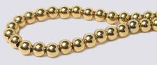 Gold Magnetic Beads - 4mm Round