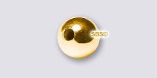 Gold Plate 3mm Round Beads - (10 grams)