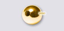 Gold Plate 4mm Round Beads - (10 grams)