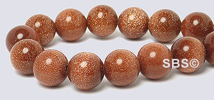 Goldstone Gemstone Beads