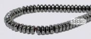 Hematite Beads 4mm Rondel (non-magnetic)